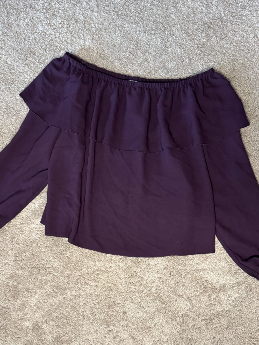 Wilfred Plum Elastic-Waist Blouse